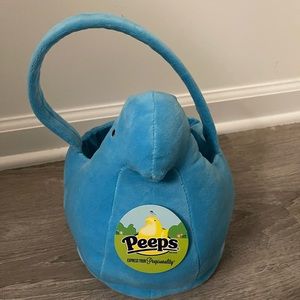 Peeps blue easter basket